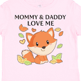 thumbnail image 4 of Inktastic Mommy and Daddy Love Me- Little Fox Boys or Girls Toddler T-Shirt, 4 of 5