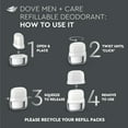 thumbnail image 6 of Dove Men+Care Ultimate 0% Aluminum Men's Deodorant Stick Refill All Skin Clean Touch, 1.13 oz, 6 of 8