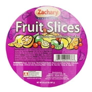 Zachary, Assorted Fruit Slices Candy, 32 Oz (Pack of 2)