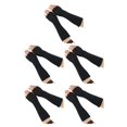 thumbnail image 3 of 1 par de manoplas sin dedos calentador de muñecas para mujer sweethay Negro 5Conjunto, 3 of 6