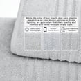 thumbnail image 5 of Great Bay Home Luxury 100% Cotton Ribbed Texture 6-Pack Hand Towel Set, Light Blue, 5 of 6