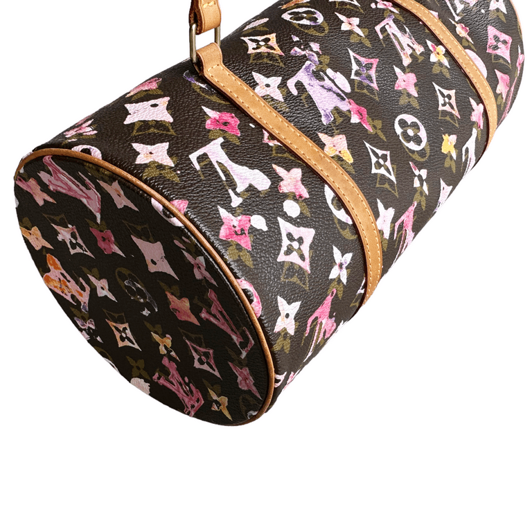 Louis Vuitton Papillon 30 Canvas Monogram Watercolor Brown 