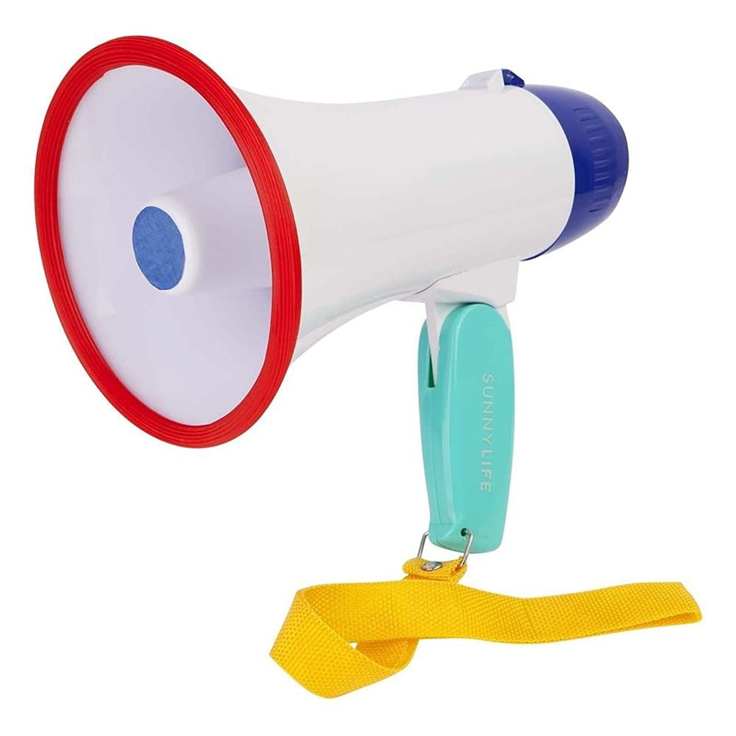 Sunnylife Lifesaver Plastic Mini Megaphone Battery Power Megaphone for Kids or Adults