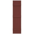 thumbnail image 3 of Ekena Millwork 14"W x 59"H Mid-America Vinyl, Standard Size Four Board Joined Shutters, w/Installation Shutter-Lok's & Matching Screws (Per Pair), 027 - Burgundy Red, 3 of 13