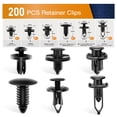 thumbnail image 1 of Clips universales de plástico para guardabarros, 200 piezas, Clips de remache de sujeción de parachoques a presión con Clips de retención de carrocería de 6 tamaños, parachoques, 1 of 5