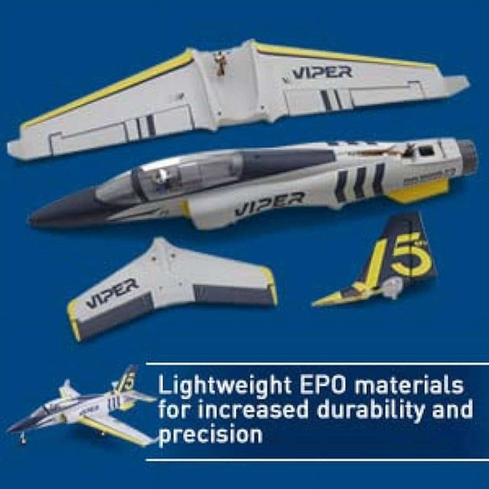 Fms 70mm Viper V2 EDF Navy Blue Trainer RC Airplane Jet 6S PNP (NO Radio Battery Charger)