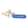 thumbnail image 5 of 4 Pcs XFITTING Barb Crimp Pex 1/2 Inch Ball Valve With Drop Ear With Blue Handle, Cold, 24-1-4=4XX, 5 of 5