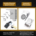 thumbnail image 3 of Adviace 910-157/P Replacement Inducer Blower Motor, 1 Piece, 3 of 7