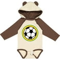 thumbnail image 3 of Inktastic Soccer Ball Sports Boys or Girls Long Sleeve Baby Bodysuit, 3 of 5