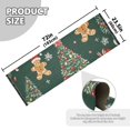 thumbnail image 5 of Yayeee Hallway Runner Rug 2'x6' Non Slip Machine Washable with Rubber Backing, Yellow Christmas Gingerbread, 5 of 8