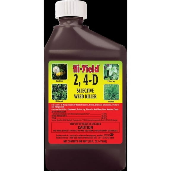 Hi-Yield (21414) 2,4-D Selective Weed Killer (16 oz)