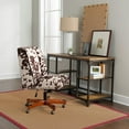 thumbnail image 2 of Linon Empire Machine Tufted Wool 5'x8' Rug in Cork Brown and Red, 2 of 6