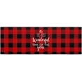 thumbnail image 3 of Kitchen Rugs and Mats Set of 1 Have Yourself a Little Chrismas Red and Black Plaid Kitchen Sink Mat,Non-Slip Area Runner Rug,Washable Floor Mat for Home Dining Room Office 15"x47", 3 of 6