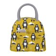 thumbnail image 1 of Disketp Cartoon Bear Yellow Bolsa Térmica para Almuerzo, Lonchera con Abertura Amplia y Gran Capacidad, Organizador Reutilizable para Mujeres, Hombres y Adultos, 1 of 6