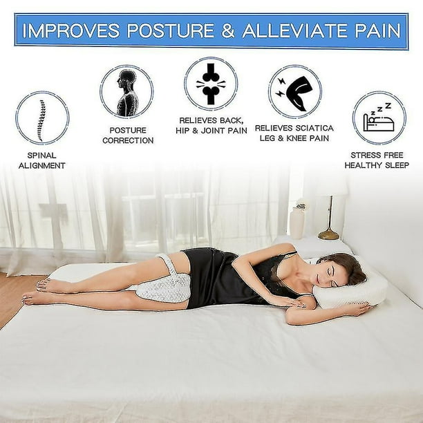 Bed knee support pillow hot sale
