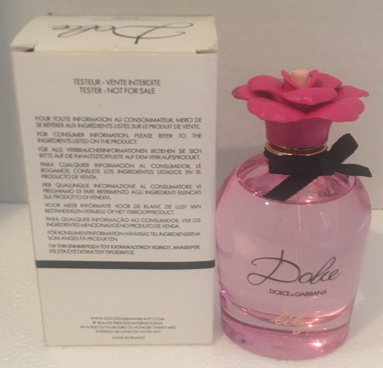 Dolce & Gabbana Dolce Lily Perfume for Women, 2.5oz EDT Spray, New
