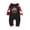 Red-Baby, variant on Odeerbi Christmas Pajamas for Family Holiday Long Sleeve Family Christmas Pajamas Matching Sets Dad Casual Printed Top Pants Outfits Loungewear Two-Piece Sleepwear Xmas PJs Set Red