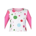 thumbnail image 4 of Robe Fille T-shirt Coloré Rose Bulle Manches Longues 7 Ans, 4 of 6