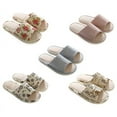 thumbnail image 5 of Linen Indoor Home Slippers For Men And Women, 5 of 5