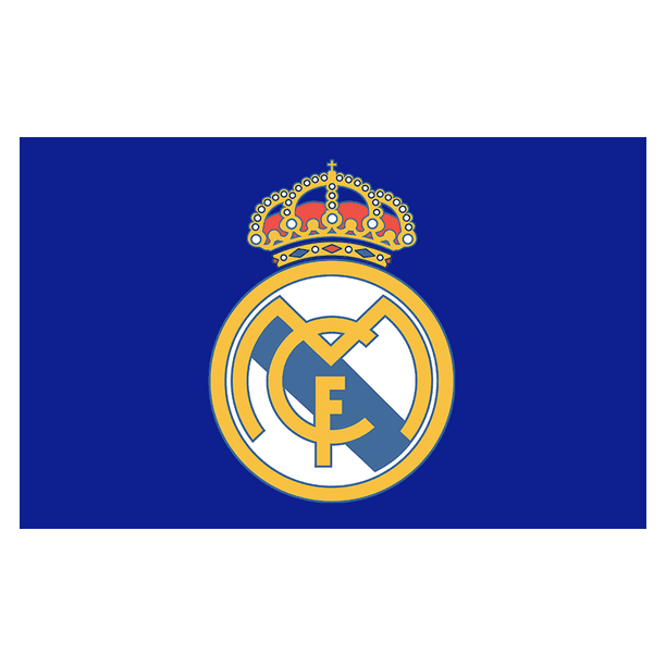 Real Madrid Mens Crest Print Pijamas 2 piece set Navy/Blue - Real Madrid CF