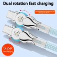 thumbnail image 2 of Double Headed Type-C Cable Fast Charging Cord Prof, 2 of 8