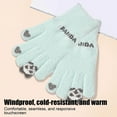 thumbnail image 5 of Rufa Pandas Cute Fleece-Lined Winter Gloves, Thick Warm Unisex Touchscreen Gloves for Kids and Teens, Windproof and Cold-Resistant,Multiple color options, 5 of 5