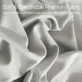 thumbnail image 3 of Solid Color Microfiber Bedding Set – Luxuriously Soft, Durable & Breathable, All Season Comforter/Duvet Cover Set with Zipper Closure & Corner Ties, 3 of 5