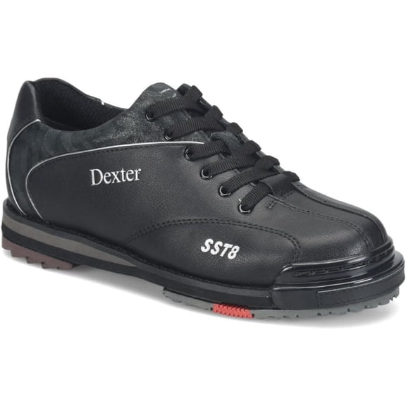 Dexter Womens SST 8 Pro Black/Silver Wide Bowling Shoes - 5