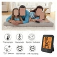 thumbnail image 4 of LCD Digital Hygrometer Room Thermometer with Stand Portable House Office Temperature Monitor ,Fast Response, 4 of 7
