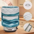 thumbnail image 2 of Teal Blue Pressure Cooker Cover Water Ripple Abstract Gradient Coean Waves Dust Cover for Kitchen Appliances with Top Handle & Storage Pockets, Fits 8 Quart Instant Pot, Air Fryer, Crock Pot, 2 of 9