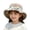 Blue, variant on Kid Lorna Murray Hat, Reversible Straw Pleated Sun Hat, Wide Brim Foldable Casual Outdoor Beach Sun Hat for Summer
