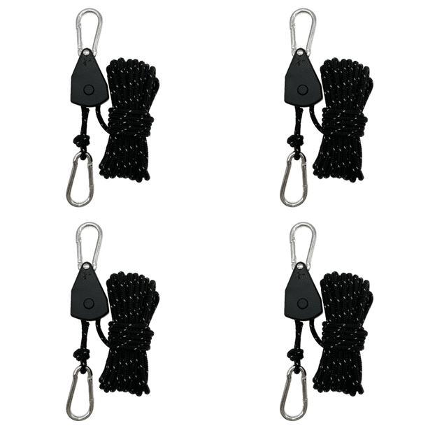 5M 4mm Outdoor Guy Lines Reflectante Ajustable para Acampar Senderismo ()