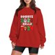 thumbnail image 1 of Gibobby Sudaderas navideñas Navidad Mujer Casual Y 2 K Manga Larga Impreso Sudadera Suelta Cuello Redondo Sudadera Blusa(Rojo,M), 1 of 4