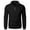 Black, variant on ClodeEU Men's Quarter Zip Stand Collar Long Sleeve Pullover Sweatshirt,Men's & Big Men's Zip Pullover, Size S-3XL