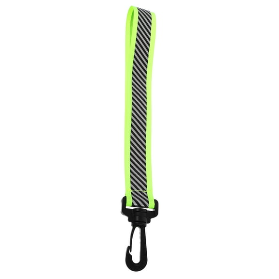 TABLZONE Light Green Reflective Keychain High Visibility Safety Accessory for Backpack Handbag Outdoor Use