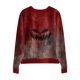 thumbnail image 5 of Sudadera informal de manga larga con cara de calabaza de Halloween para mujer para otoño e invierno, 5 of 5