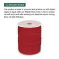 thumbnail image 3 of Uxcell 1/2" Double Fold Bias Tape Polyester Continuous Bulk Bias Tape for Sewing Seaming Wine Red 55 Yards, 3 of 7