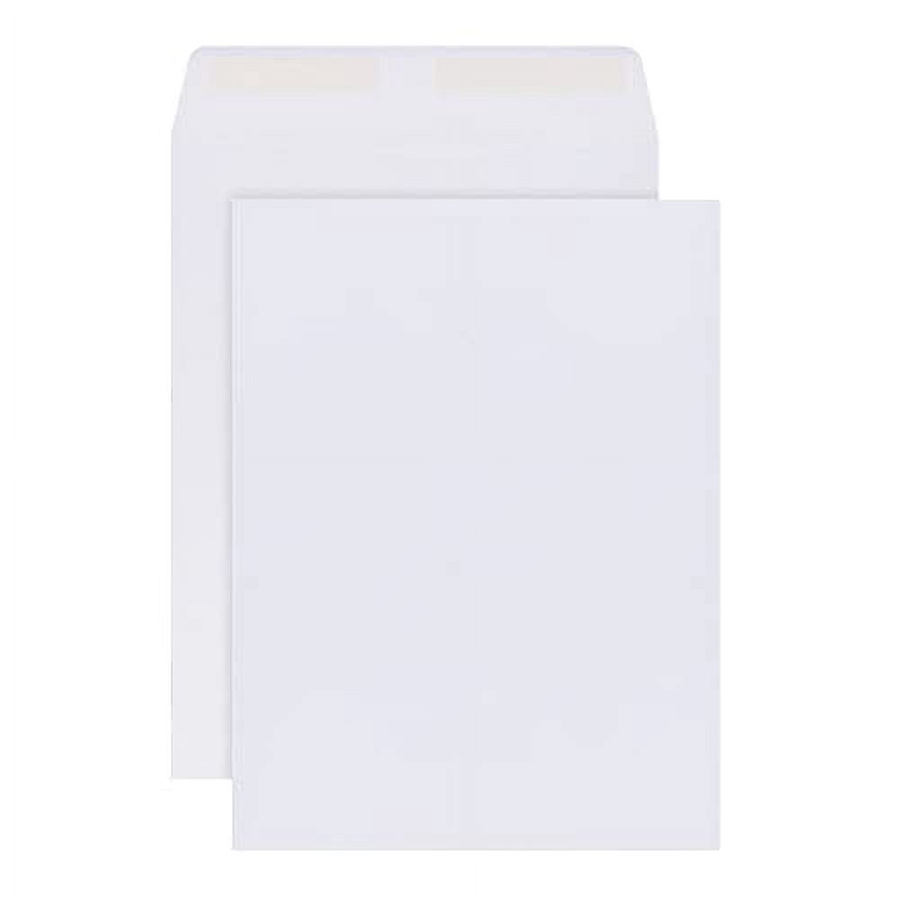 Office Depot Large Format Open-End White Envelopes, 9in. x 12in., Pack Of 250, 77635