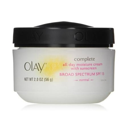 Olay Complete All Day UV Crème hydratante SPF 15, Normal 2 oz (Lot de 2)