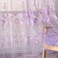 thumbnail image 4 of Cortina para balcón, cortina transparente con bolsillo para ventana, cortina para dormitorio, rendimiento probado, 4 of 9