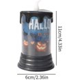 thumbnail image 5 of Velas de Calabaza YONGSHENG Sin Llama LED de Cera Real con Pilas Luz Cálida Castillo Bruja, 5 of 5