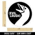 thumbnail image 2 of Goose Evil Laugh Self-Inking Rubber Stamp Ink Stamper - Sky Blue Ink - Medium 1 Inch, 2 of 7