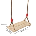 thumbnail image 4 of Swing, Wear  Children Hanging , Safe To Use The  Plate Made Of Quality Pine Wood Material For Children Adults, 4 of 8