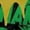 Kelly Green, variant on Batman Vintage Symbol Collage Women's T Shirt, Athletic Heather, Medium