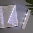 thumbnail image 4 of Book Light, Rechargeable Clear LED Flat Book Lights for Reading in Bed at Night, Dimmable Panel Plate Book Lamp Full Page Light, Bookish Gifts for Women Readers Kids Book Lovers, 4 of 7