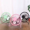 thumbnail image 3 of Artrylin Small USB Desk Fan Mini Metal Fan Personal Fan Design Electric Portable Air Circulator Angle Adjustable Quiet Operation for Table Desktop Home Office Travel, 3 of 4
