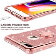 thumbnail image 3 of NOIR Glitter Rhinestone Cell Phone Case for Apple iPhone SE 2020/iPhone 8/iPhone 7, Rose Gold, 3 of 6