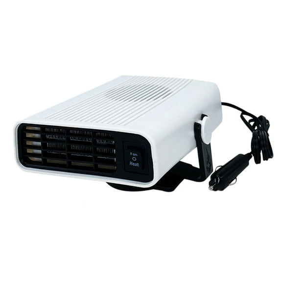 Miulika Chauffage de Voiture Dégivreur Auto Chauffage Pare-Brise Démister Chauffage à Brancher Voiture Air Chaud 24V Blanc