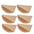 thumbnail image 1 of PAPEL DE FILTRO 100 PIZAS PULPA DE MADERA CAFÉ PAPEL DE FILTRO SIN LEJIA TUPO VENDILADOR COLADOR PARA TAZA DE FILTRO COLOR Primario, 1 of 7