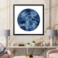thumbnail image 3 of Designart 'Blue Space Galaxy Circle' Modern Framed Art Print, 3 of 4